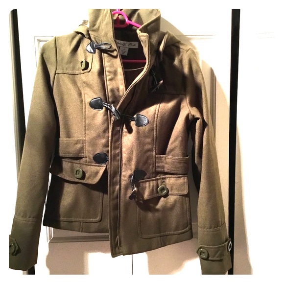 Jackets & Blazers - Green pea coat jacket
